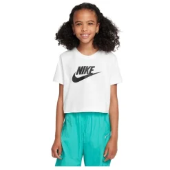 Camisetas manga corta Nike G Nsw Tee Crop Futura Hbr