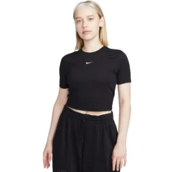 Camisetas manga corta Nike Nike Sportswear Essential Women s Slim-Fit Crop T-