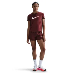 Camisetas manga corta Nike W Nk One Swsh Hbr Df Ss Top