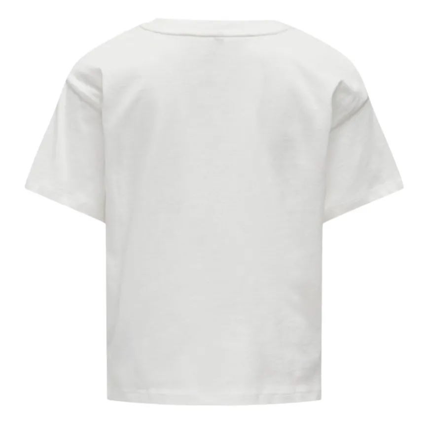 Camisetas manga corta Only kids Kogflower Maiken Crop S S Box Jrs