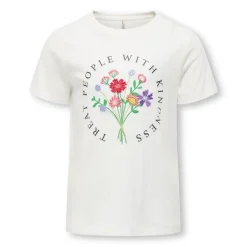 Camisetas manga corta Only kids Kogemma Life Reg S S Flower Top Jrs Noos