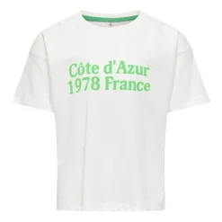 Camisetas manga corta Only kids Kogsinna Reg S S France Top Box Jr
