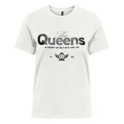 Camisetas manga corta Only Onlalice Life Reg S S Foldup Top Box Jrs