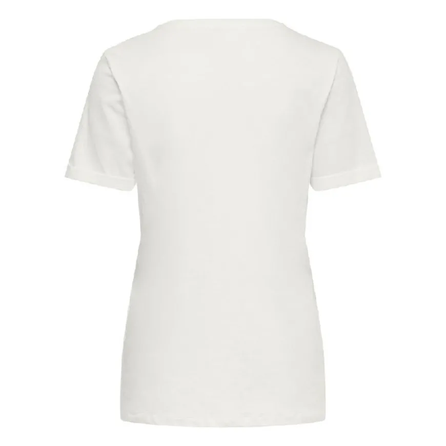 Camisetas manga corta Only Onlkita S S Logo Top Noos
