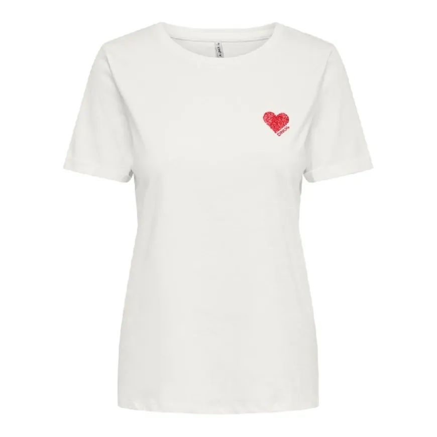 Camisetas manga corta Only Onlkita S S Logo Top Noos
