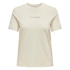 Camisetas manga corta Only Onlweekday Life Reg S S Week Top Box Jrs