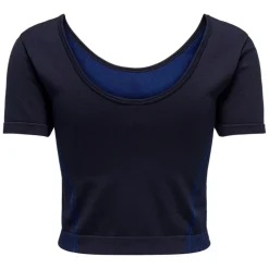 Camisetas manga corta Only play Onpkay Ss Crop Seam Top