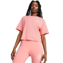 Camisetas manga corta Puma Puma Class Relaxed Crop Tee