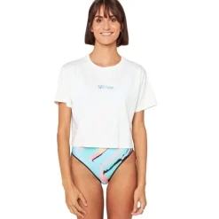 Camisetas manga corta Rip curl Rc X Babapt Crop Tee