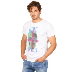 Camisetas manga corta Skull rider Ride your life t-shirt