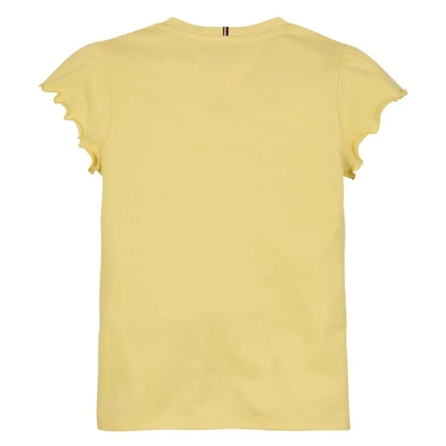 Camisetas manga corta Tommy hilfiger Essential Ruffle Sleeve Top Ss