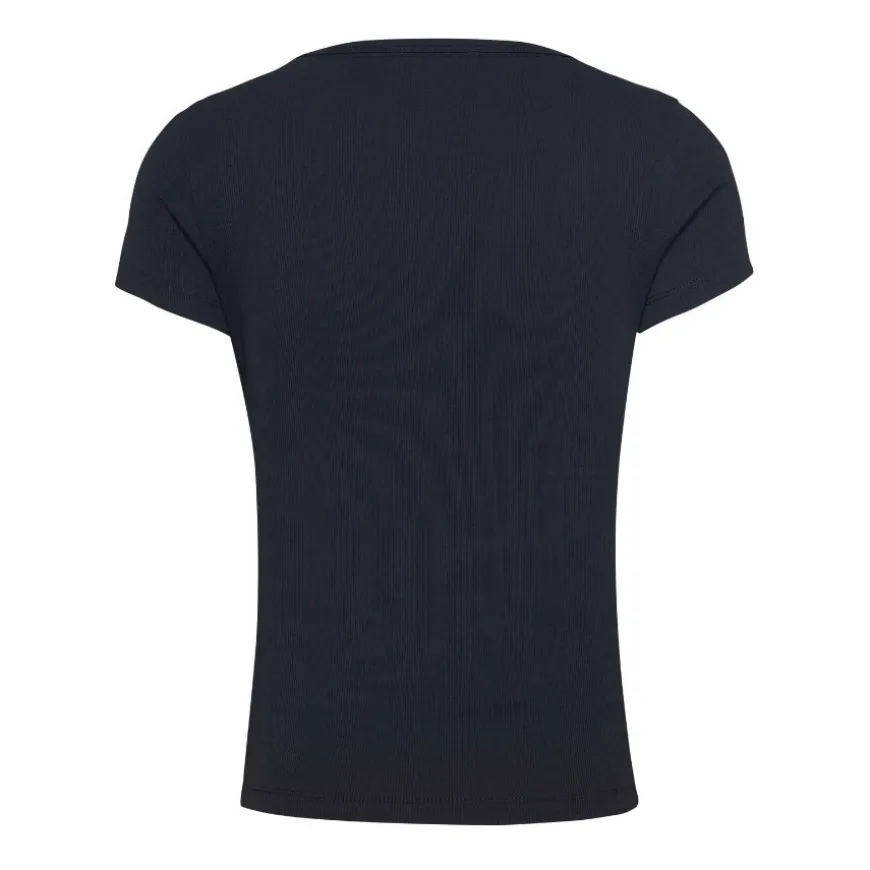 Camisetas manga corta Tommy jeans Tjw Slim Essential Rib V Ss