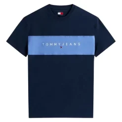 Camisetas manga corta Tommy jeans Tjm Reg Cblk Linear Logo Tee