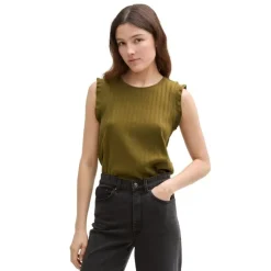 Camisetas manga corta Tom tailor Pointelle Top