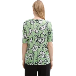 Camisetas manga corta Tom tailor T-Shirt Crincle Alloverprinted