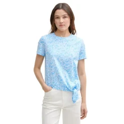 Camisetas manga corta Tom tailor Printed Knot T-Shirt