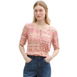 Camisetas manga corta Tom tailor Pointelle Top