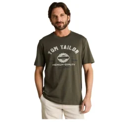 Camisetas manga corta Tom tailor Rounded Hem Printed T-Shirt