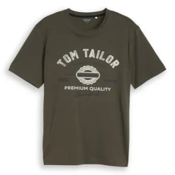 Camisetas manga corta Tom tailor Rounded Hem Printed T-Shirt