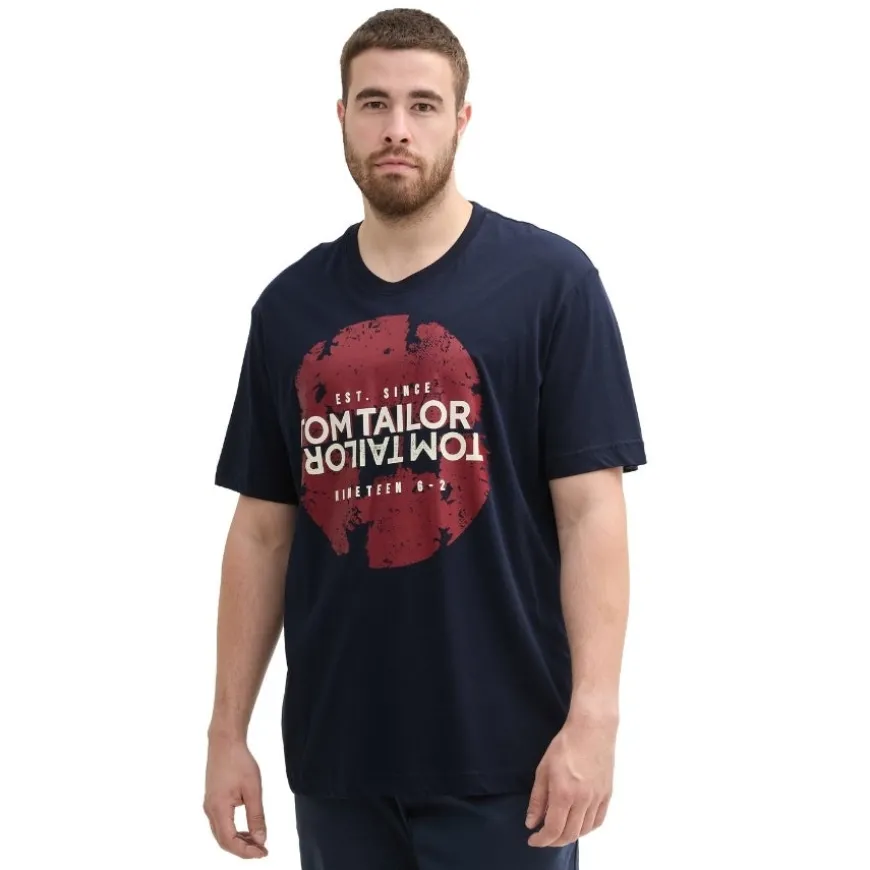 Camisetas manga corta Tom tailor Plus Printed T-Shirt T-Shirts