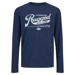 Camisetas manga larga Jack & jones N.U. Jjejeans Tee Ls O-Neck 23 24 Noos Jnr