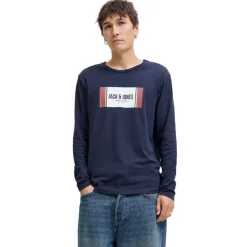 Camisetas manga larga Jack & jones Jjhayato Tee Ls Crew Neck Bts