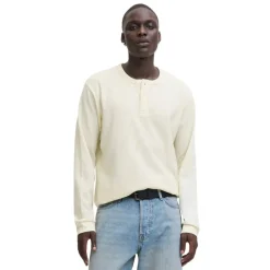 Camisetas manga larga Jack & jones Jjedover Henley Ls Tee Noos