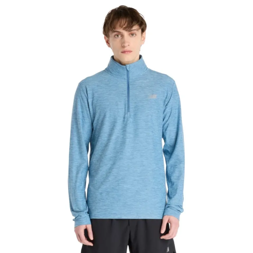 Camisetas manga larga New balance Space Dye 1 4 Zip