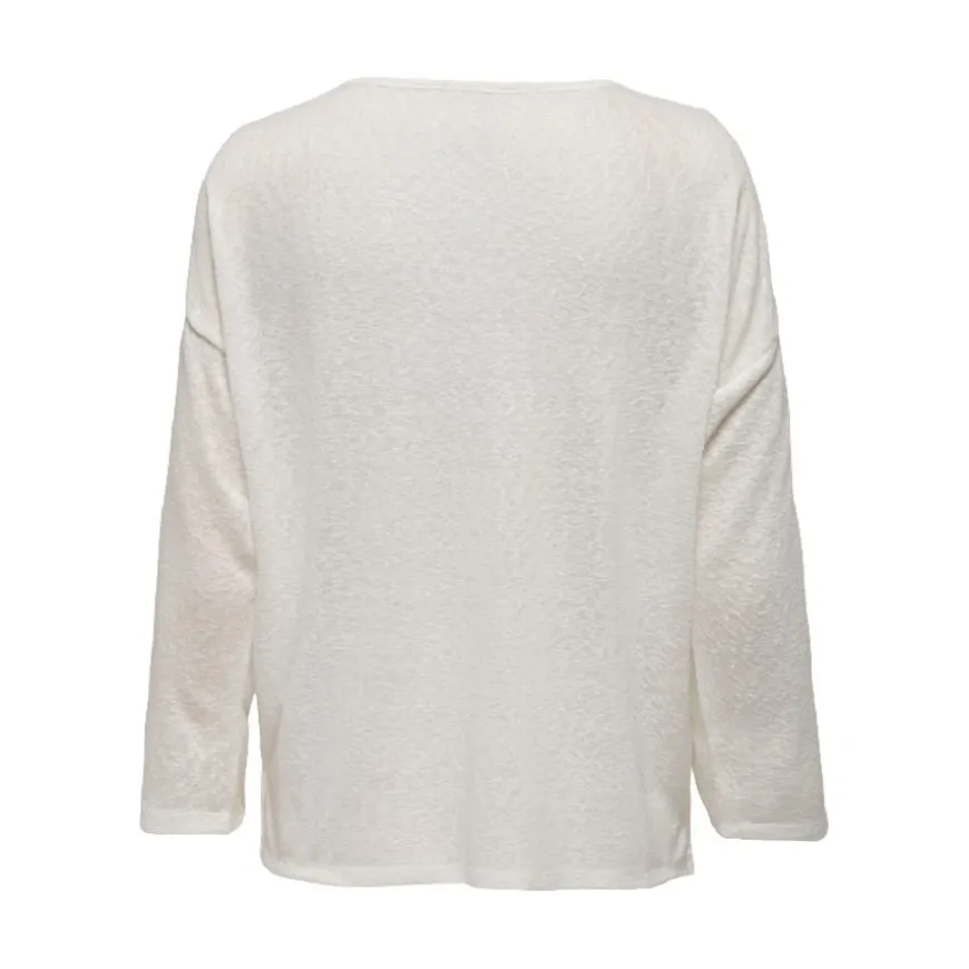 Camisetas manga larga Only Onlmerle 3 4 V-Neck Top Cc Jrs
