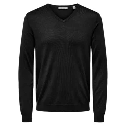 Camisetas manga larga Only & sons Onswyler Life Reg 14 Ls V-Neck Knit