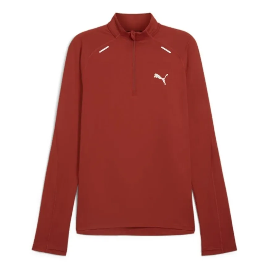 Camisetas manga larga Puma Run Cloudspun 1 4 Zip