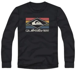 Camisetas manga larga Quiksilver Qsrainbowlsyth Tees Kvj0