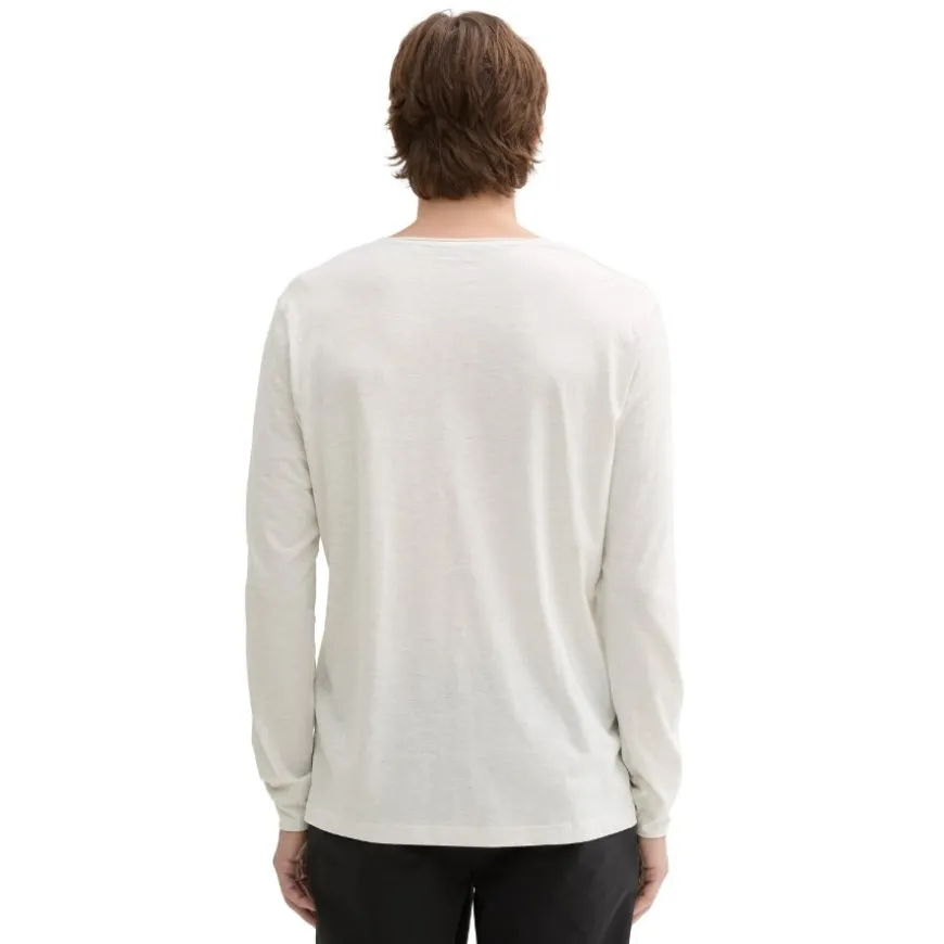 Camisetas manga larga Tom tailor Melange Longsleeve T-Shirts