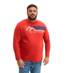 Camisetas manga larga Tom tailor plus Camiseta de hombre de manga larga