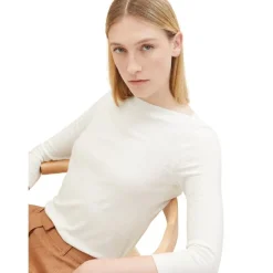 Camisetas manga larga Tom tailor Tshirt Basic Slub