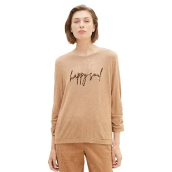 Camisetas manga larga Tom tailor T-Shirt Cosy Wording