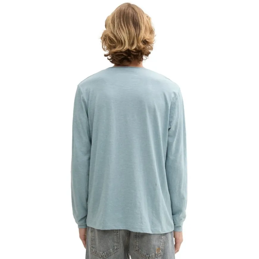 Camisetas manga larga Tom tailor Melange Longsleeve T-Shirts