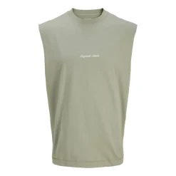 Camisetas sin mangas Jack & jones Jornorrebro Emb Tee Sl Crew Neck Ln