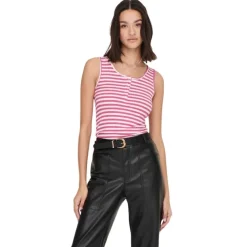 Camisetas sin mangas Jdy Jdyfransiska Life S L Button Top Jrs