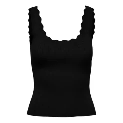 Camisetas sin mangas Jdy Jdynanna S L Scallop Edge Top Knt