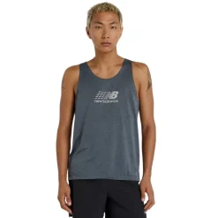 Camisetas sin mangas New balance Athletics Reflective Graphic Singlet
