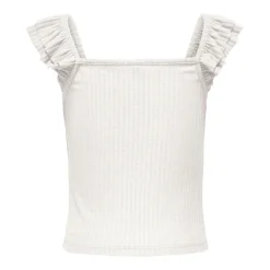 Camisetas sin mangas Only kids Kognella S L Frill Strap Top Jrs