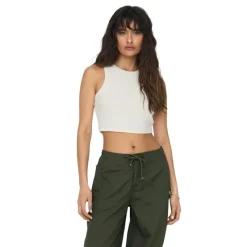 Camisetas sin mangas Only Onlvilma S L Cropped Tank Top Jrs Noos