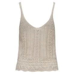 Camisetas sin mangas Only Onllyzet Life S L Top Knt Noos