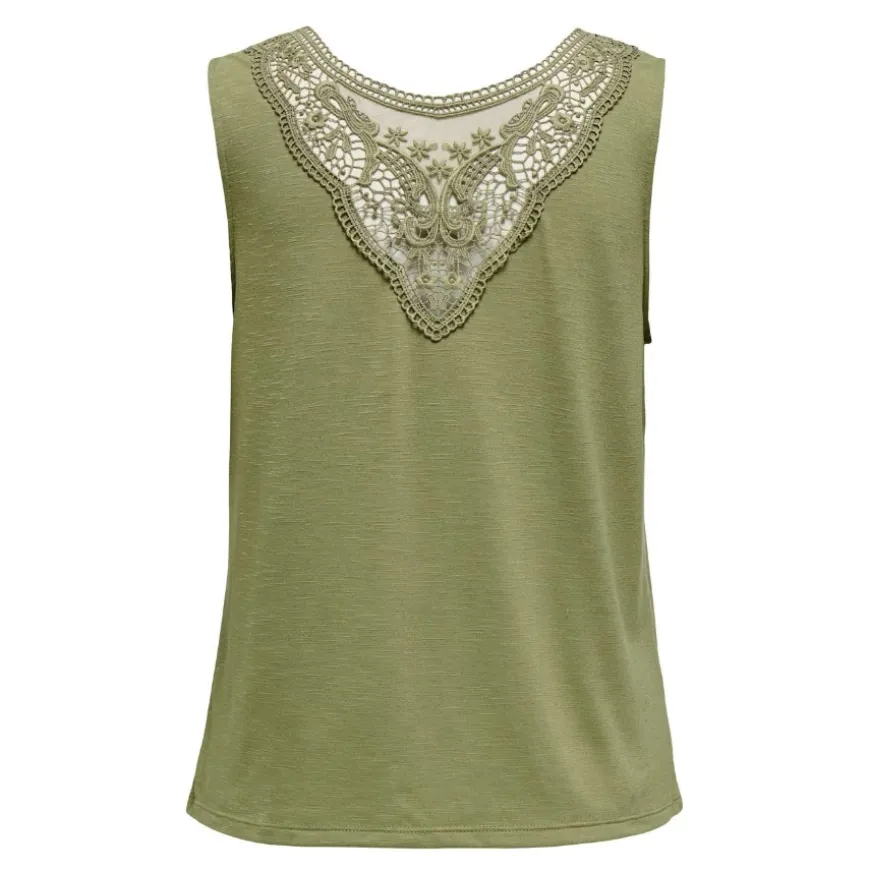 Camisetas sin mangas Only Onlfreda S L U-Neck Mix Top Box Jrs