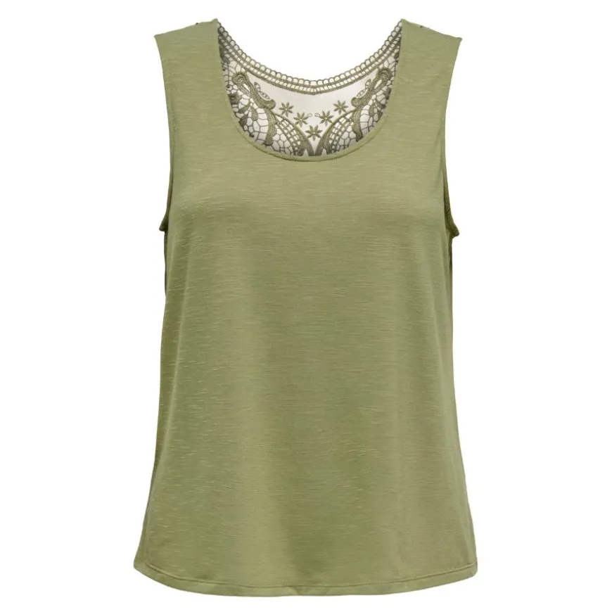 Camisetas sin mangas Only Onlfreda S L U-Neck Mix Top Box Jrs