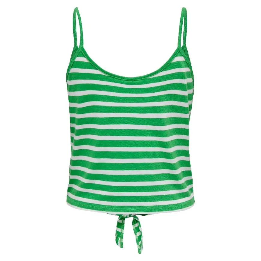 Camisetas sin mangas Only Onlmay S L Short Knot Top Box Jrs
