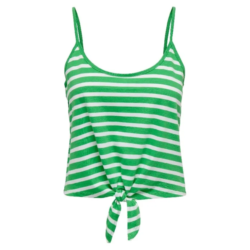 Camisetas sin mangas Only Onlmay S L Short Knot Top Box Jrs