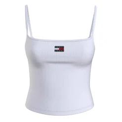 Camisetas sin mangas Tommy jeans Tjw Badge Rib Strap Top
