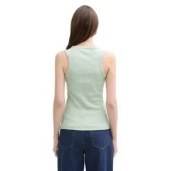 Camisetas sin mangas Tom tailor Racerback Rib Top